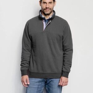 Orvis Signature Sweatshirt 1/4 Zip Charcoal Mens XXL